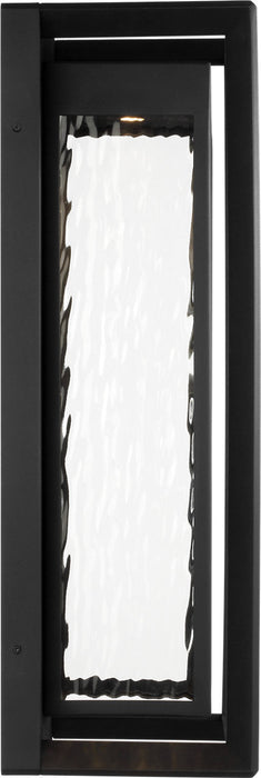 Myhouse Lighting Visual Comfort Studio - OL13704TXB-L1 - LED Wall Lantern - Urbandale - Textured Black/Textured Black