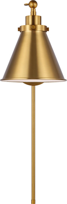 Myhouse Lighting Visual Comfort Studio - CW1121BBS - One Light Wall Sconce - Wellfleet - Burnished Brass/Burnished Brass