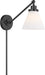 Myhouse Lighting Visual Comfort Studio - CW1121MBKMG - One Light Wall Sconce - Wellfleet - Midnight Black/Midnight Black