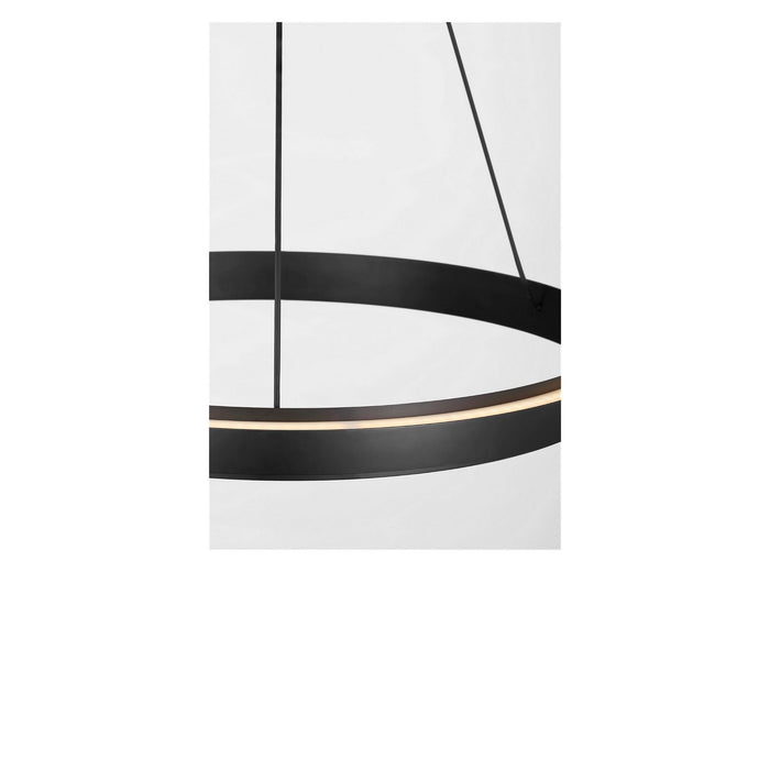 Myhouse Lighting Generation Lighting - GLC1891MBK - LED Chandelier - Aro - Midnight Black
