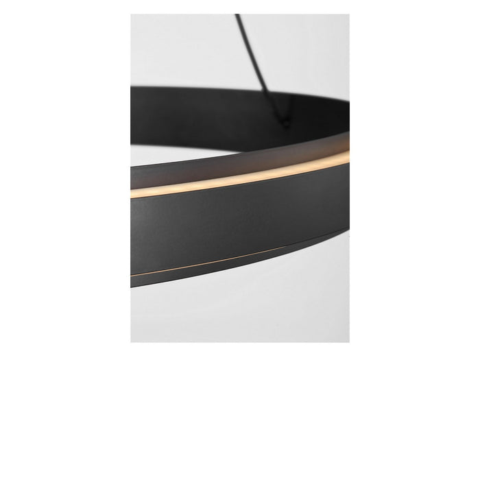 Myhouse Lighting Generation Lighting - GLC1891MBK - LED Chandelier - Aro - Midnight Black