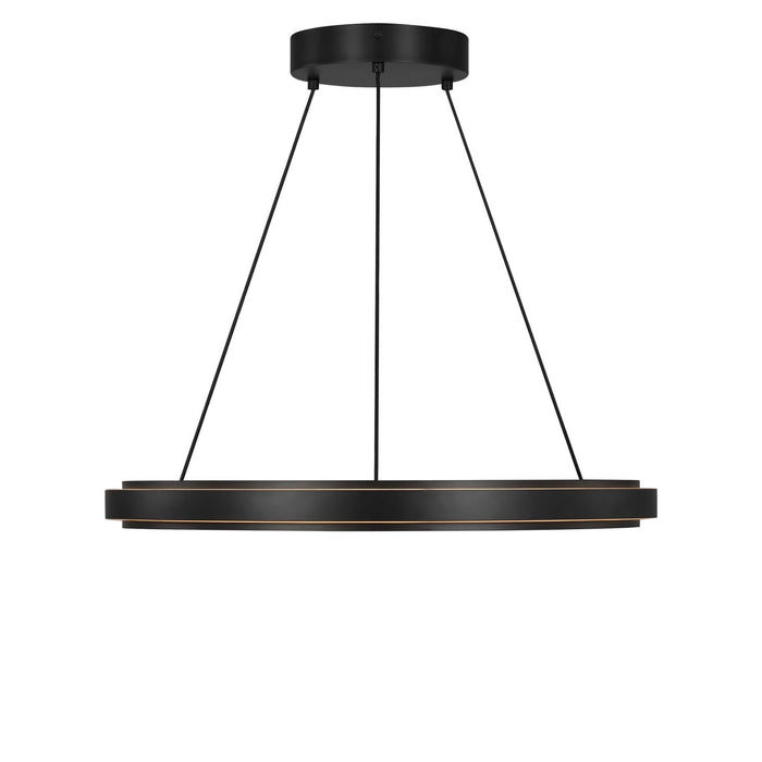 Myhouse Lighting Generation Lighting - GLC1891MBK - LED Chandelier - Aro - Midnight Black