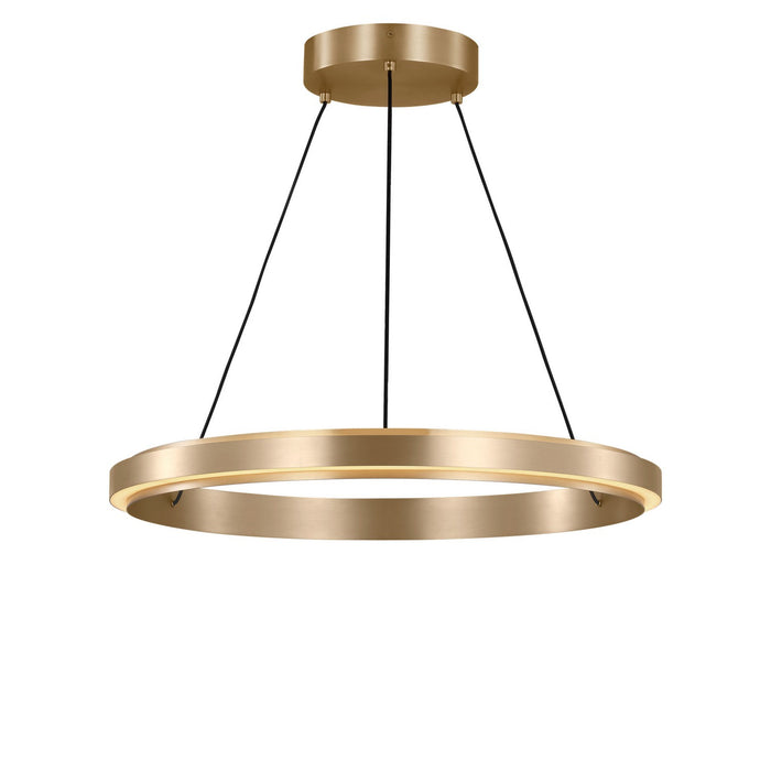 Myhouse Lighting Generation Lighting - GLC1891SB - LED Chandelier - Aro - Satin Brass