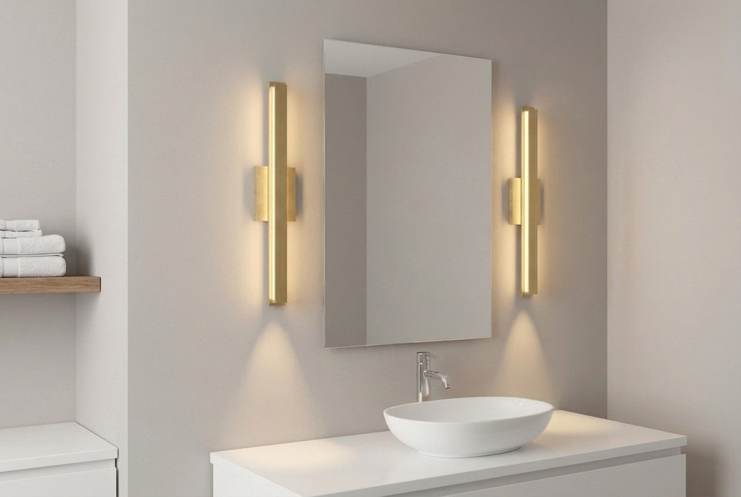 Myhouse Lighting Generation Lighting - GLV1921SB - LED Vanity - Aro - Satin Brass