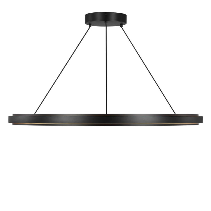 Myhouse Lighting Generation Lighting - GLC1901MBK - LED Chandelier - Aro - Midnight Black