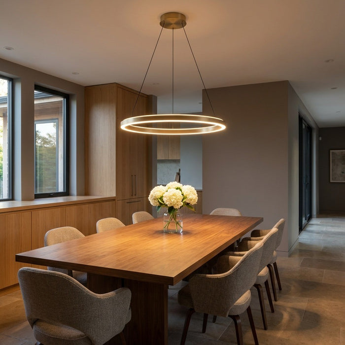 Myhouse Lighting Generation Lighting - GLC1901SB - LED Chandelier - Aro - Satin Brass