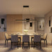 Myhouse Lighting Generation Lighting - GLC1911MBK - Linear Chandelier - Aro - Midnight Black