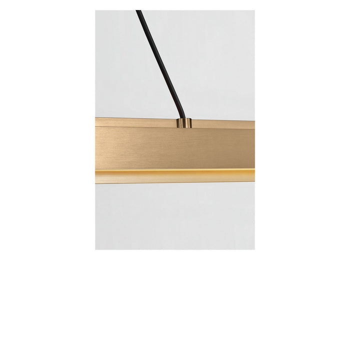 Myhouse Lighting Generation Lighting - GLC1911SB - Linear Chandelier - Aro - Satin Brass