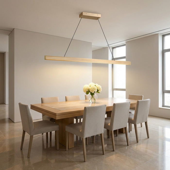 Myhouse Lighting Generation Lighting - GLC1911SB - Linear Chandelier - Aro - Satin Brass