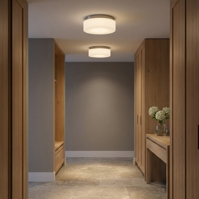 Myhouse Lighting Generation Lighting - GLF1992BN - Two Light Flush Mount - Axira - Brushed Nickel