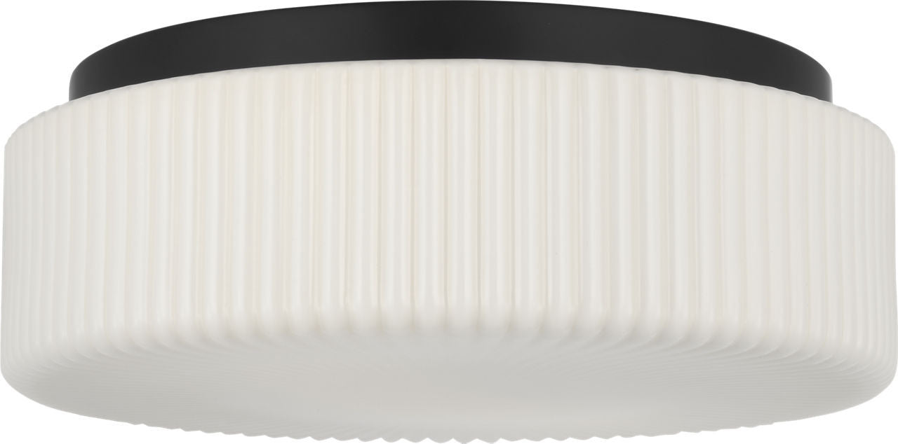 Myhouse Lighting Generation Lighting - GLF1992MBK - Two Light Flush Mount - Axira - Midnight Black