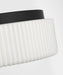 Myhouse Lighting Generation Lighting - GLF1992MBK - Two Light Flush Mount - Axira - Midnight Black