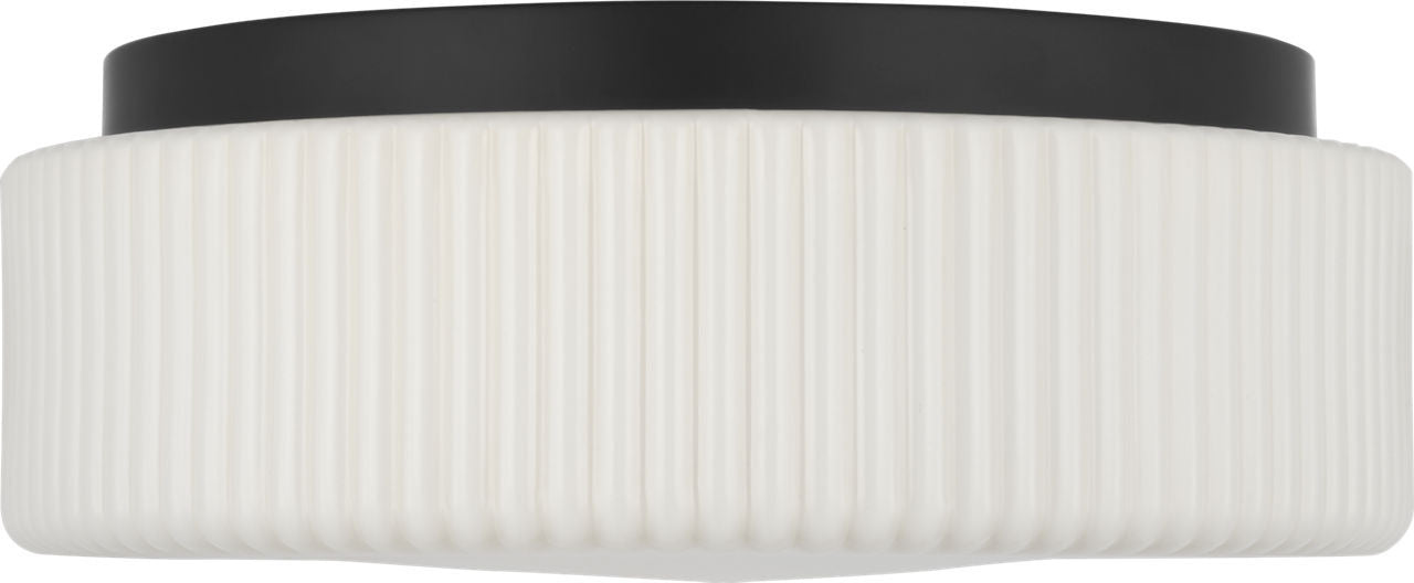 Myhouse Lighting Generation Lighting - GLF1992MBK - Two Light Flush Mount - Axira - Midnight Black