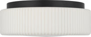 Myhouse Lighting Generation Lighting - GLF1992MBK - Two Light Flush Mount - Axira - Midnight Black