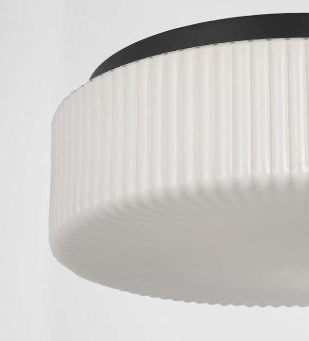Myhouse Lighting Generation Lighting - GLF1992MBK - Two Light Flush Mount - Axira - Midnight Black