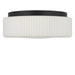 Myhouse Lighting Generation Lighting - GLF1992MBKE - Two Light Flush Mount - Axira - Midnight Black