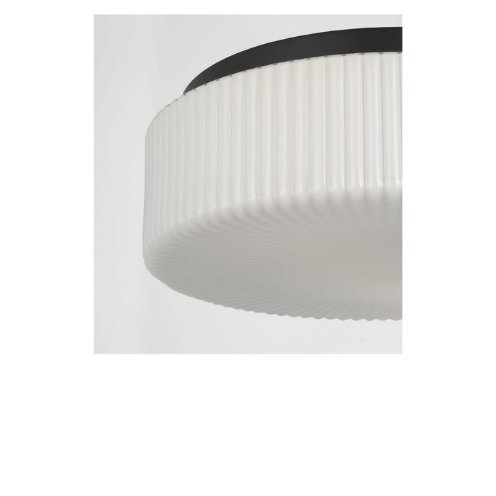 Myhouse Lighting Generation Lighting - GLF1992MBKE - Two Light Flush Mount - Axira - Midnight Black