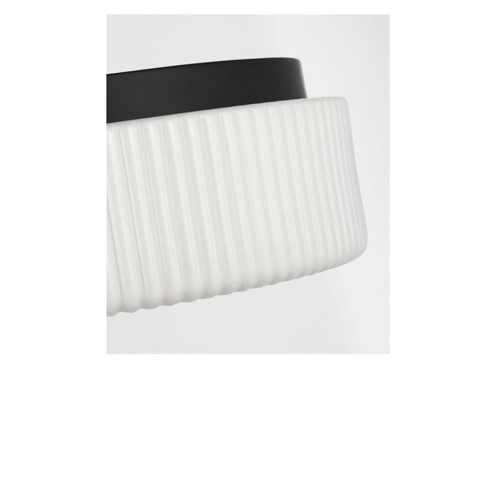 Myhouse Lighting Generation Lighting - GLF1992MBKE - Two Light Flush Mount - Axira - Midnight Black