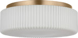 Myhouse Lighting Generation Lighting - GLF1992SB - Two Light Flush Mount - Axira - Satin Brass