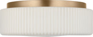 Myhouse Lighting Generation Lighting - GLF1992SB - Two Light Flush Mount - Axira - Satin Brass