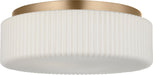 Myhouse Lighting Generation Lighting - GLF1992SB - Two Light Flush Mount - Axira - Satin Brass