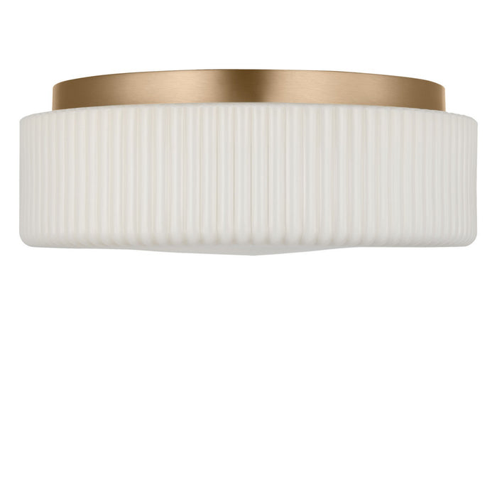 Myhouse Lighting Generation Lighting - GLF1992SBE - Two Light Flush Mount - Axira - Satin Brass