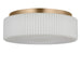 Myhouse Lighting Generation Lighting - GLF1992SBE - Two Light Flush Mount - Axira - Satin Brass