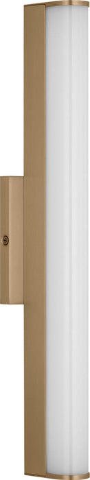Myhouse Lighting Generation Lighting - GLV1531SB-L - LED Vanity - Cavitt - Satin Brass