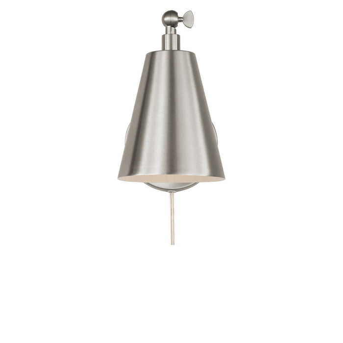 Myhouse Lighting Generation Lighting - GLW2001BN - One Light Wall Sconce - Drae - Brushed Nickel