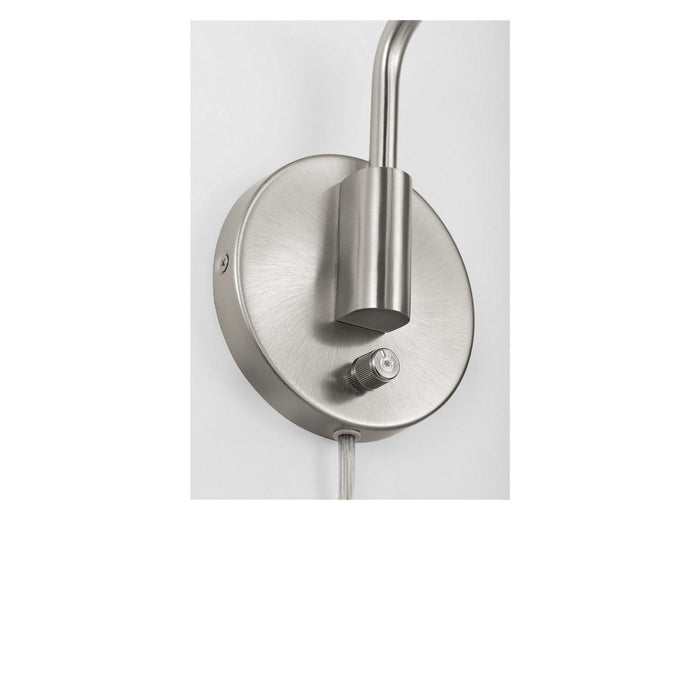 Myhouse Lighting Generation Lighting - GLW2001BNE - One Light Wall Sconce - Drae - Brushed Nickel