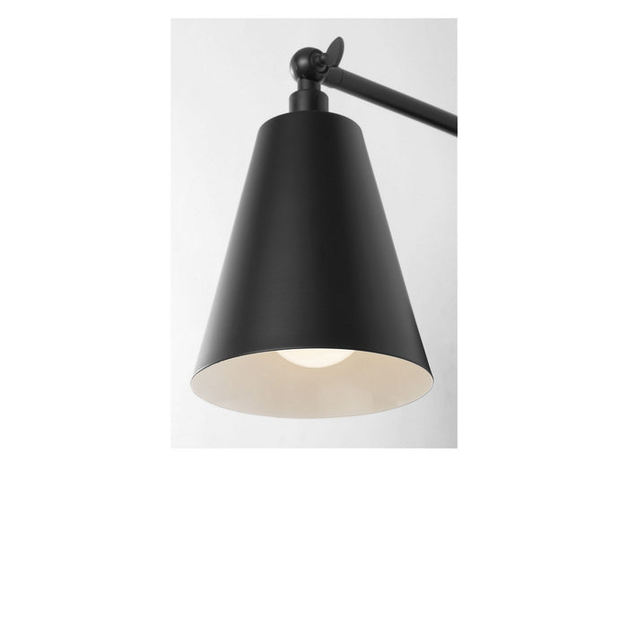 Myhouse Lighting Generation Lighting - GLW2001MBK - One Light Wall Sconce - Drae - Midnight Black