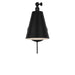 Myhouse Lighting Generation Lighting - GLW2001MBK - One Light Wall Sconce - Drae - Midnight Black