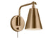 Myhouse Lighting Generation Lighting - GLW2001SB - One Light Wall Sconce - Drae - Satin Brass