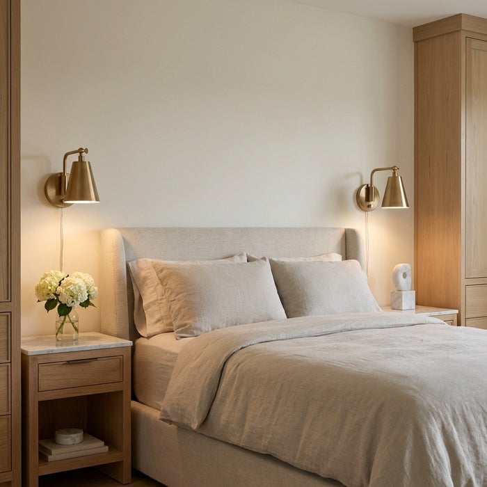Myhouse Lighting Generation Lighting - GLW2001SB - One Light Wall Sconce - Drae - Satin Brass