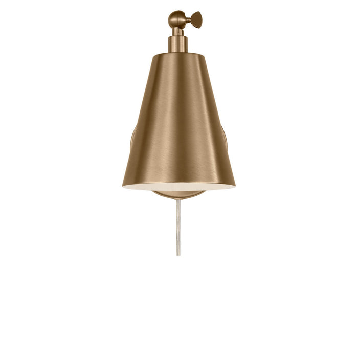 Myhouse Lighting Generation Lighting - GLW2001SBE - One Light Wall Sconce - Drae - Satin Brass