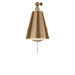 Myhouse Lighting Generation Lighting - GLW2001SBE - One Light Wall Sconce - Drae - Satin Brass
