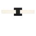 Myhouse Lighting Generation Lighting - GLV1662MBK-L - LED Vanity - Fentress - Midnight Black