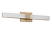 Myhouse Lighting Generation Lighting - GLV1672SB-L - LED Vanity - Fentress - Satin Brass
