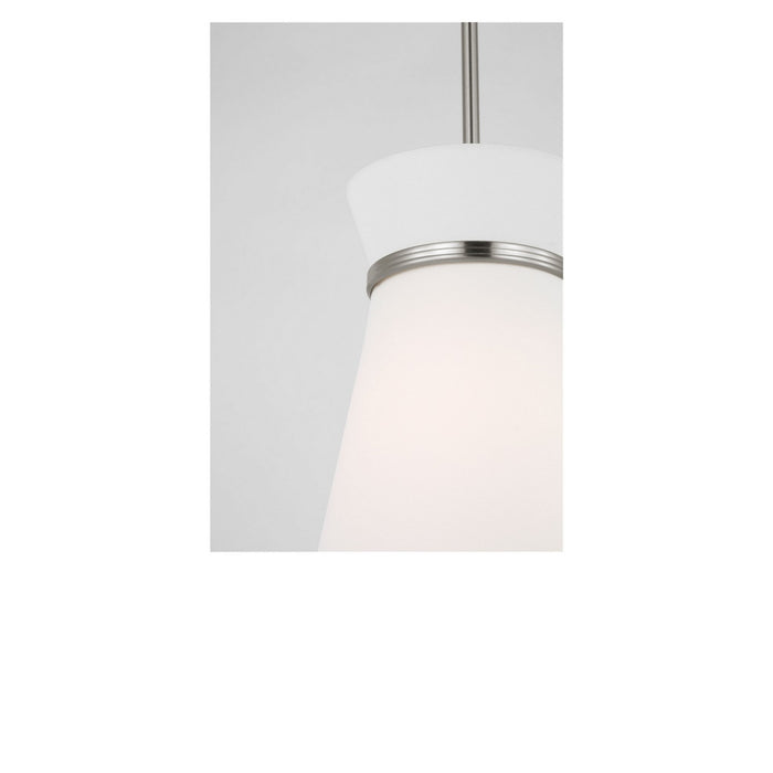 Myhouse Lighting Generation Lighting - GLP1751BNE - One Light Pendant - Fynn - Brushed Nickel