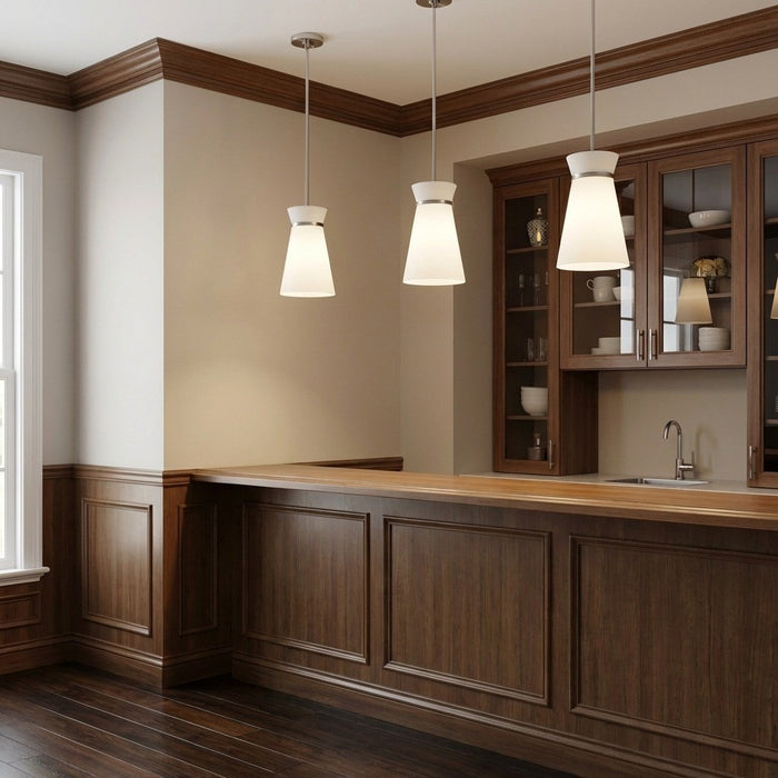 Myhouse Lighting Generation Lighting - GLP1751BNE - One Light Pendant - Fynn - Brushed Nickel