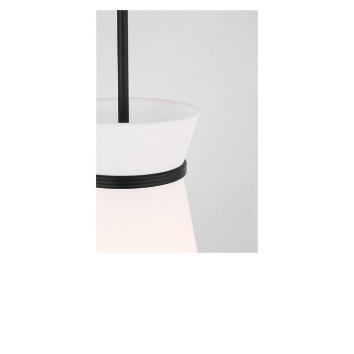 Myhouse Lighting Generation Lighting - GLP1751MBK - One Light Pendant - Fynn - Midnight Black