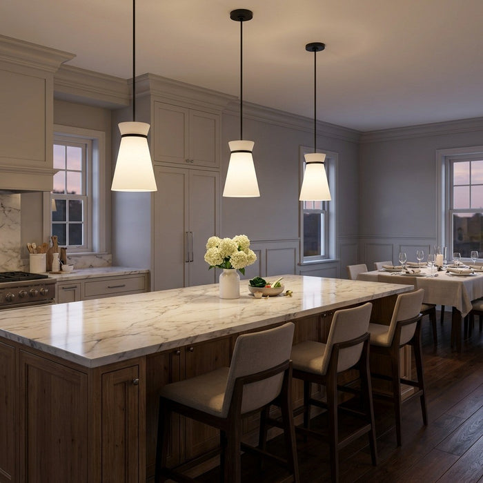 Myhouse Lighting Generation Lighting - GLP1751MBK - One Light Pendant - Fynn - Midnight Black