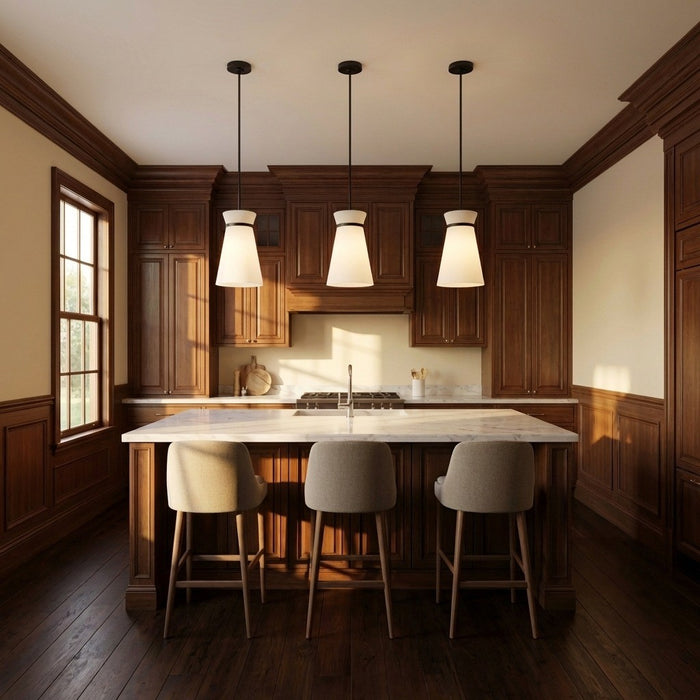 Myhouse Lighting Generation Lighting - GLP1751MBKE - One Light Pendant - Fynn - Midnight Black