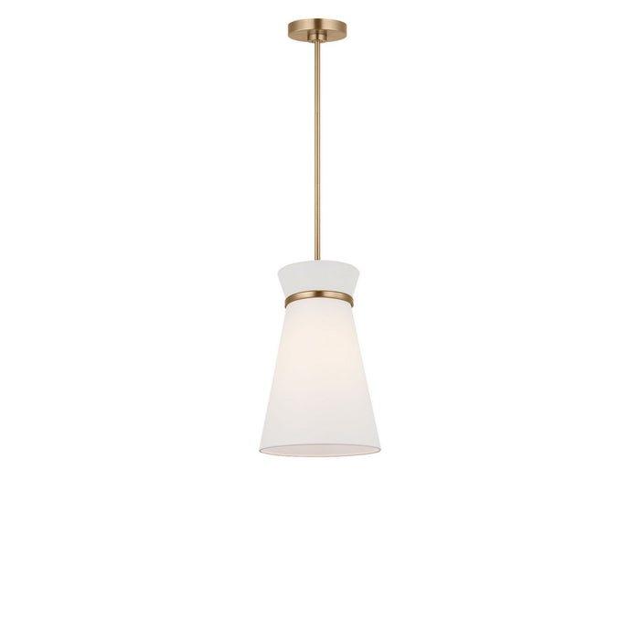 Myhouse Lighting Generation Lighting - GLP1751SBE - One Light Pendant - Fynn - Satin Brass