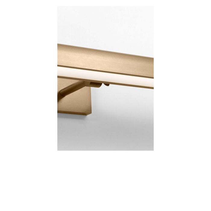 Myhouse Lighting Generation Lighting - GLW2021SB - LED Picture Light - Gallery - Satin Brass