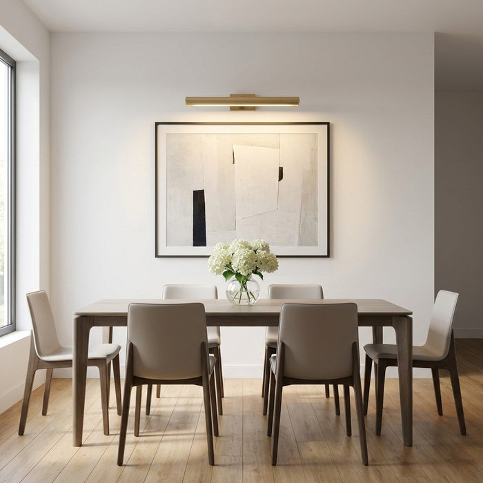 Myhouse Lighting Generation Lighting - GLW2021SB - LED Picture Light - Gallery - Satin Brass
