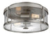 Myhouse Lighting Generation Lighting - GLF1732BNE - Two Light Flush Mount - Lumra - Brushed Nickel
