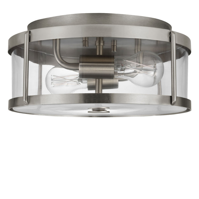 Myhouse Lighting Generation Lighting - GLF1732BNE - Two Light Flush Mount - Lumra - Brushed Nickel