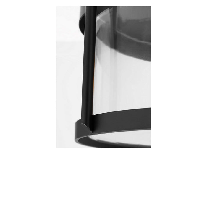 Myhouse Lighting Generation Lighting - GLF1732MBKE - Two Light Flush Mount - Lumra - Midnight Black