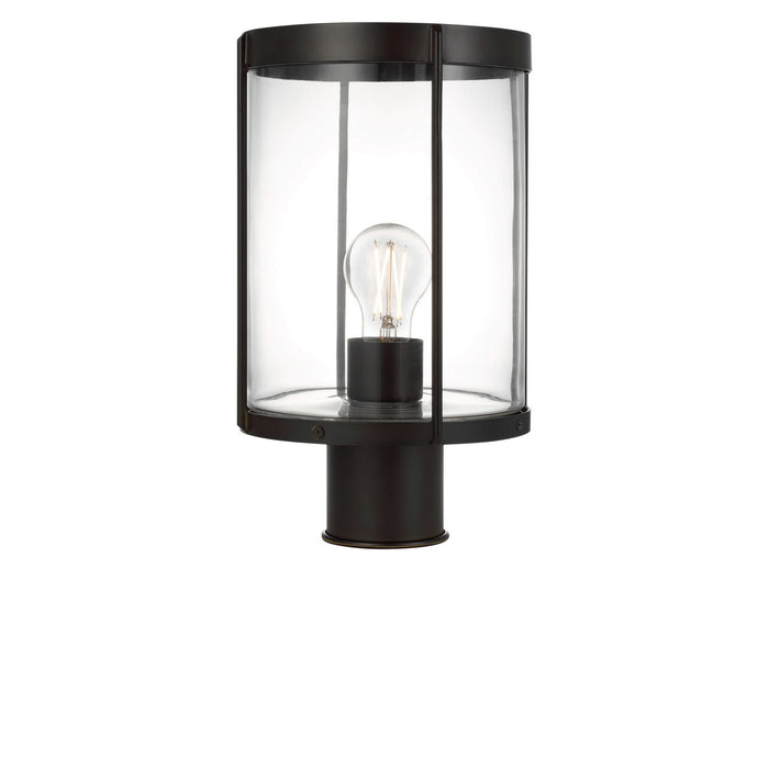 Myhouse Lighting Generation Lighting - GLO1741C-TXBE - One Light Outdoor Post Lantern - Luning - Textured Black
